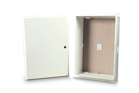 semi recessed metal enclosure|semi recessed electrical box.